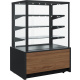 Кондитерская витрина Carboma ВХСв-0,6д CUBE LIGHT (KC70 VM 0,6) Техно (9006-9005), превью 2