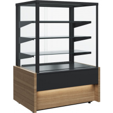 Кондитерская витрина Carboma ВХСв-0,6д CUBE LIGHT (KC70 VM 0,6) Техно (9006-9005), фото 4