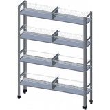 Кухонный стеллаж Технологии Юга ПКТ-4-Н-ЮТ, фото 1