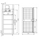 Холодильный шкаф Carboma V1400 INOX, превью 2