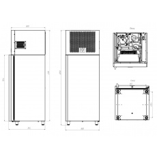 Шкаф шоковой заморозки Polair CRt20-G, фото 3