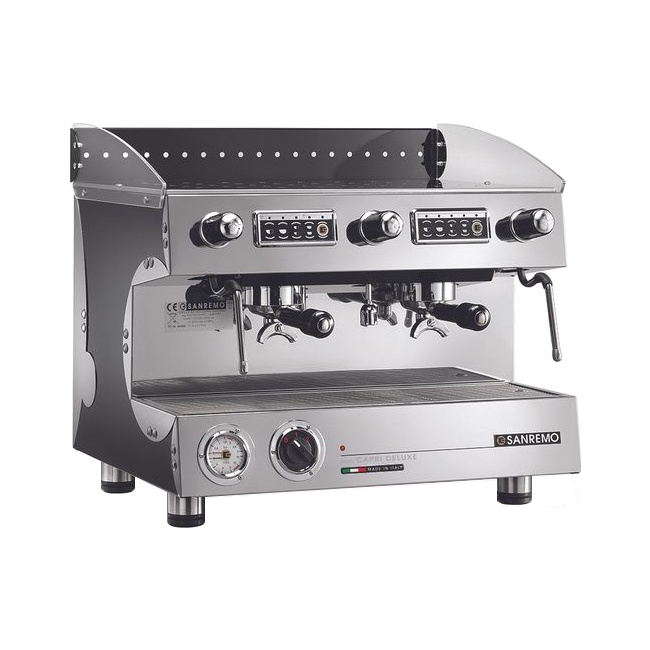 Кофемашина Sanremo Capri SED DLX 2GR Чёрная, фото 1