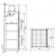 Комбинированный шкаф Carboma RF700 INOX, превью 2