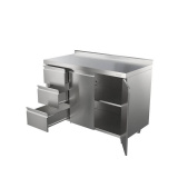 Стол-тумба закрытый Atesy СТ-С-1-900.700-02-Р-3Л (СТ-3/900/700 с ящиками), фото 1