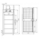 Холодильный шкаф Carboma R1120 INOX, превью 2