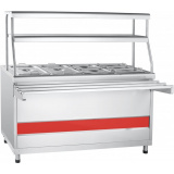 Прилавок-мармит Abat ЭМК-70КМ-01 с подогреваемой полкой, фото 1