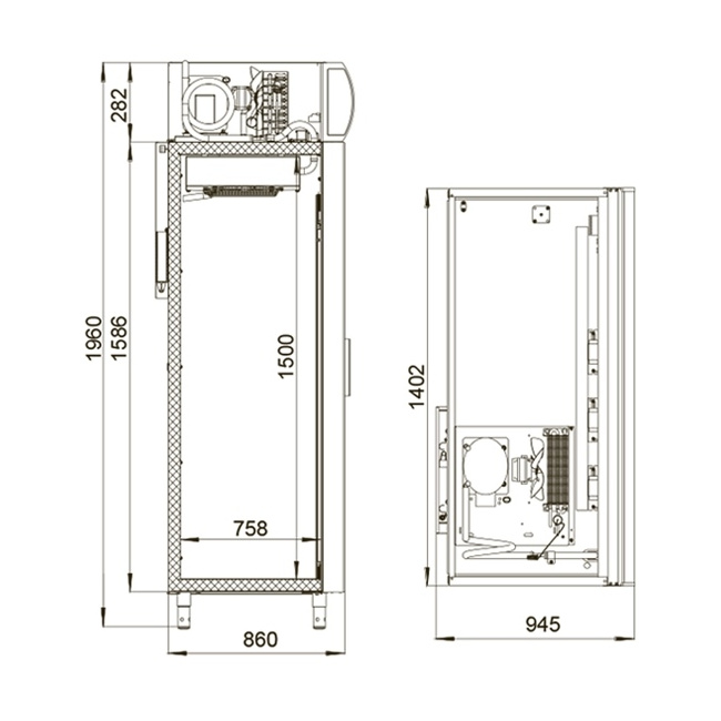Холодильный шкаф Polair DM114-S, фото 3