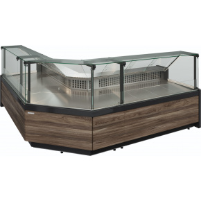 Холодильная витрина Carboma GELIOS GC111 VV 0,94-1 динамика без боковин Мариель (1010), фото 2