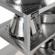 Стеллаж прямой перфорированный Кобор СКП-150/40 (высота 1800 мм), превью 3