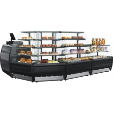 Кондитерская витрина Carboma MINI ВХСв-0,9д FLANDRIA LIGHT (K70 VM 0,9-12) Техно (0011-9005), фото 3