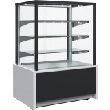 Витрина для шоколада Carboma ВХСв-1,3д CUBE LIGHT (KC70 VH 1,3) Техно (9006-9005), фото 1