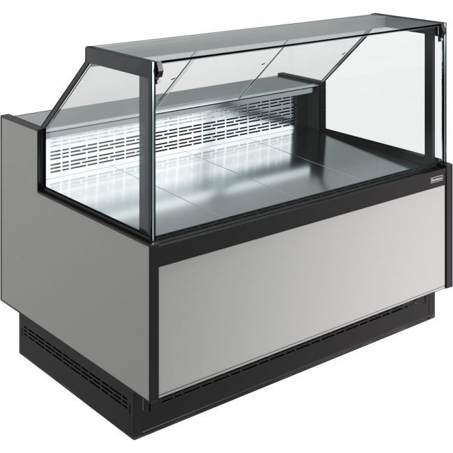 Холодильная витрина Carboma BAVARIA 4 GC110 SV 1,25-1 2.0 без боковин, фото 1