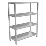 Стеллаж прямой перфорированный Кобор СКТП-90/60 (высота 1800 мм), фото 1