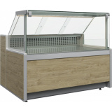 Холодильная витрина Carboma GELIOS GC111 VM 1,5-1 динамика газлифт без боковин Мариель (1010), фото 1