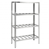 Стеллаж прямой решетчатый Кобор СКР-90/40/430 (высота 1800 мм), фото 1