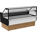 Холодильная витрина Carboma ВХСр-2,0 PALM 2 (GC95 SV 2,0) KombiLux (Тёмный дуб 0108), фото 1