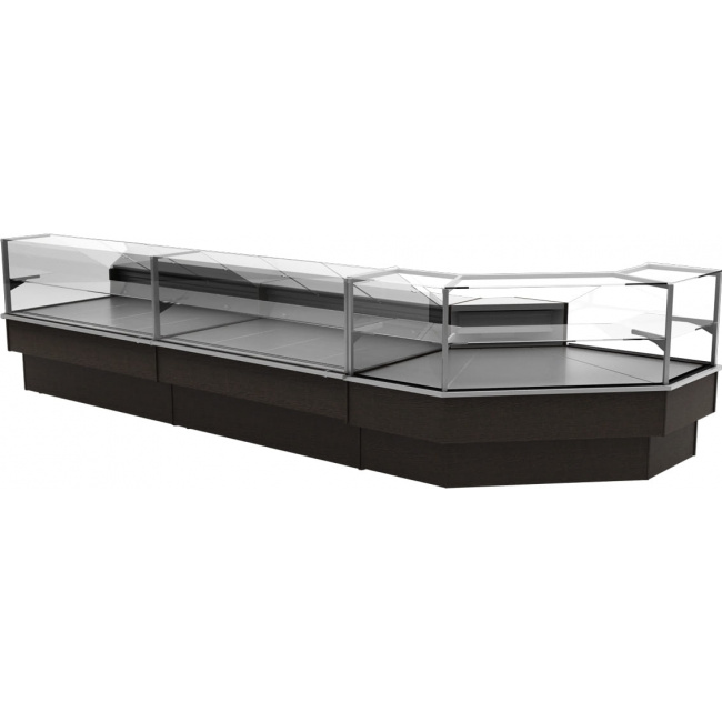 Холодильная витрина Carboma BAVARIA 2 GC110 VM-6 (ВХСу-2) динамика без боковин (внутренний угол 90), фото 3