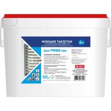 Моющее средство с ополаскивающим эффектом Abat PW&R tabs (100 шт), фото 1