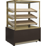 Хлебная витрина Carboma CUBE LIGHT KC70 N 0,6-2 открытая Техно (9006-9005), фото 1