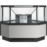 Холодильная витрина Carboma BAVARIA 4 GC110 VM-5-1 2.0 динамика без боковин (внешний угол), фото 1