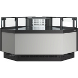 Холодильная витрина Carboma BAVARIA 4 GC110 VM-5-2 2.0 динамика открытая без боковин (внешний угол), фото 1