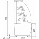 Хлебная витрина Carboma FLANDRIA LIGHT K70 N 0,9-1 Шоколад / золото (0012-0109), превью 3