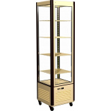 Шкаф холодильный Carboma D4 VM 400-1 (R400C) (0109-0102 (коричнево-золотой)), фото 1