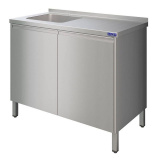 Стол-тумба с ванной моечной Atesy СТМ-С-1-1Л-1000.600-02-Р-О, фото 1