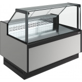 Холодильная витрина Carboma BAVARIA 4 GC110 VV 1,25-1 2.0 динамика без боковин, фото 1
