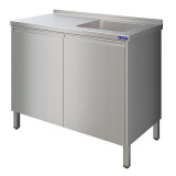 Стол-тумба с ванной моечной Atesy СТМ-С-1-1П-1500.600-Р, фото 1