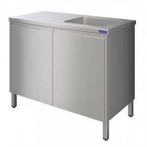 Стол-тумба с ванной моечной Atesy СТМ-С-1-П-1500.700-Р, фото 1