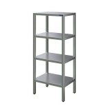 Стеллаж прямой сплошной Atesy СТК-Л-700.400.1600-02-Н (СТКН-700/400), фото 1