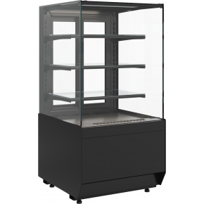 Кондитерская витрина Carboma CUBE 2 LIGHT KC70 VM 0,6-1 2.0 Техно (9005), фото 1