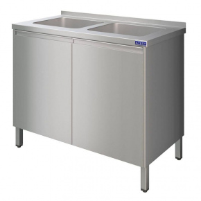 Стол-тумба с ванной моечной Atesy СТМ-С-2-1-1200.600-Р, фото 1