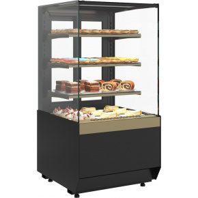 Кондитерская витрина Carboma CUBE 2 LIGHT KC70 VM 0,6-1 2.0 Техно (9005), фото 2