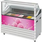 Морозильная витрина Carboma BLISS IC72 SL 1,3-1 9003 для мороженого Брендирование, фото 1