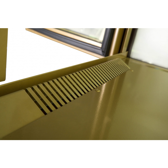 Шкаф холодильный Carboma D4 VM 400-1 (R400C) (0109-0102 (коричнево-золотой)), фото 4