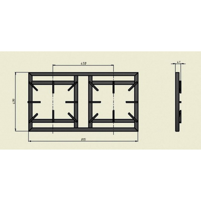 Плита газовая Grill Master Ф2ЖТЛПГ (50018), фото 2
