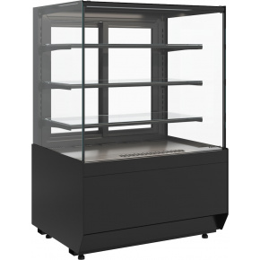 Кондитерская витрина Carboma CUBE 2 LIGHT KC70 VM 0,9-1 2.0 Техно (9005), фото 1