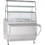 Прилавок-мармит Abat ЭМК-70Т кашированный металл, фото 1