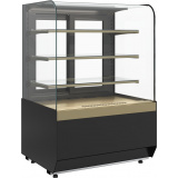 Кондитерская витрина Carboma RADIUS LIGHT KR70 VM 1,3-1 Черный-бронза (9005-0109), фото 1