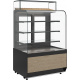 Кондитерская витрина Carboma RADIUS LIGHT KR70 VM 1,3-1 Техно (9005), превью 4