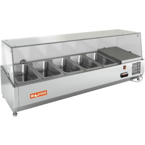 Холодильная витрина для ингредиентов Hicold VRX 1200 1/4, фото 1