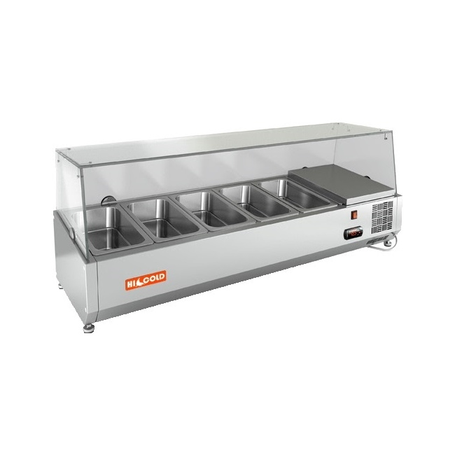 Холодильная витрина для ингредиентов Hicold VRX 1200 1/4, фото 1