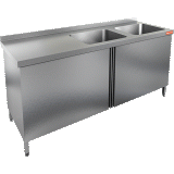 Моечная ванна Hicold НСЗ2М-17/6БП, фото 1