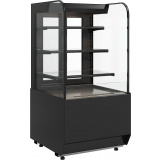 Кондитерская витрина Carboma RADIUS STANDARD KR70 VM 0,6-2 Техно (9005), фото 1