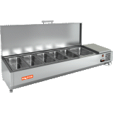 Холодильная витрина для ингредиентов Hicold VRTU 1485 1/3, фото 1