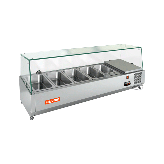 Холодильная витрина для ингредиентов Hicold VRX 1200 1/3, фото 1