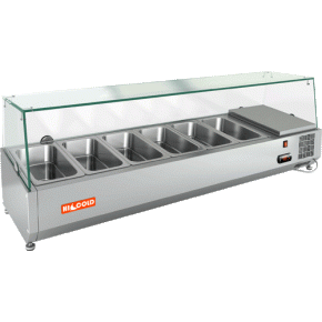 Холодильная витрина для ингредиентов Hicold VRX 1400 1/3, фото 1