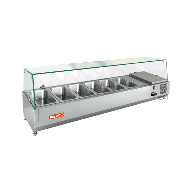 Холодильная витрина для ингредиентов Hicold VRX 1500 1/3, фото 1